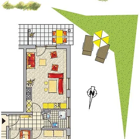 Ferienwohnung Haus Glockenblume 아파트 *